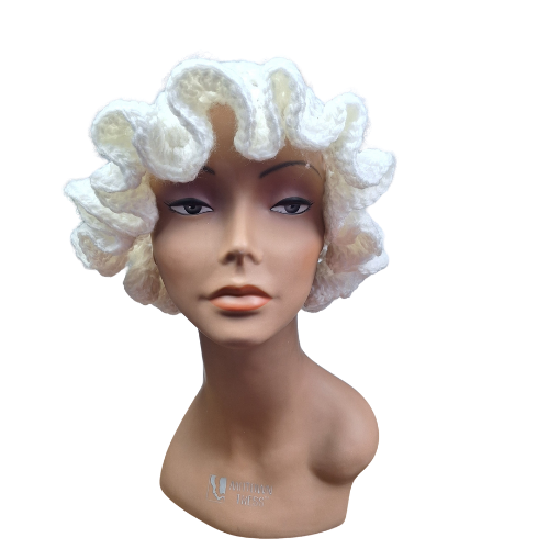 White Mist Ruffle Hat