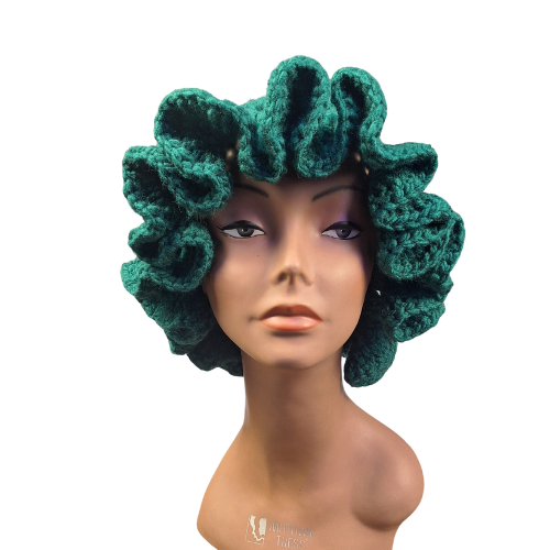 Adventure Green Ruffle Hat