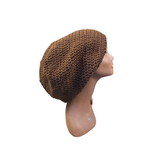 Brown Drawstring Loc Tam