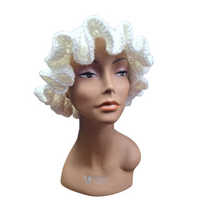 White Mist Ruffle Hat