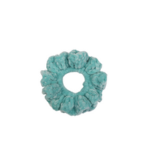 Green Tambourine Scrunchie