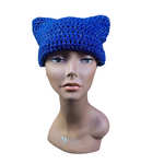 Royalty Blue Sparkle Cat Ear Hat