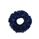 Navy Blue Velvet Scrunchie