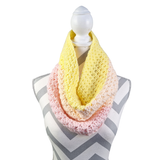 Pink, Yellow, & Apricot Cowl