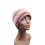 Rose Garden Multicolored Crochet Beanie