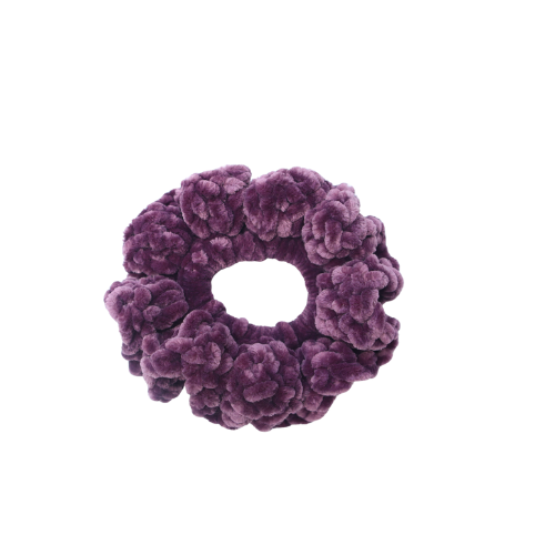 Purple Velvet Scrunchie