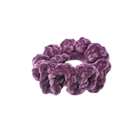 Purple Velvet Scrunchie