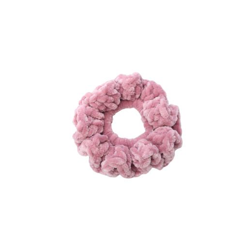 Blush Pink Velvet Scrunchie