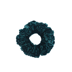 Teal Green Velvet Scrunchie